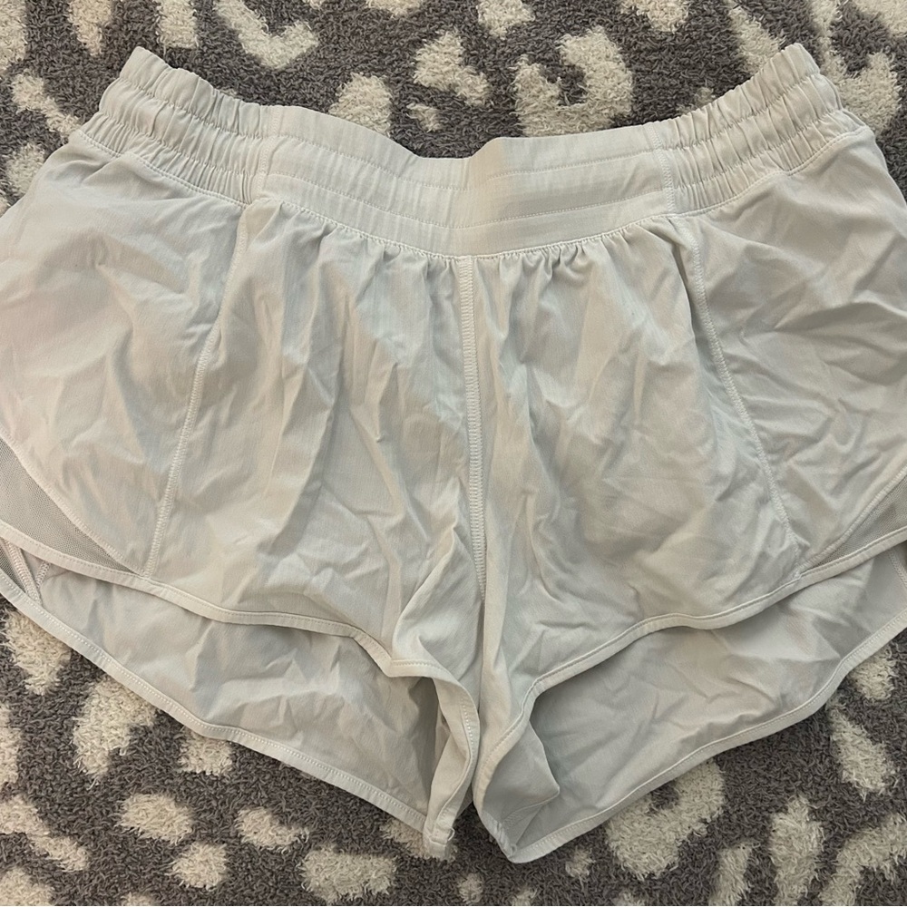 Women's White Athletic Shorts